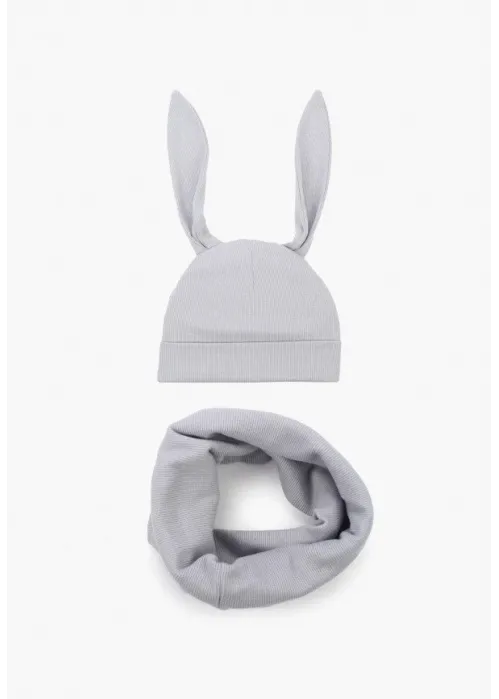 Шапка и снуд SET BUNNY