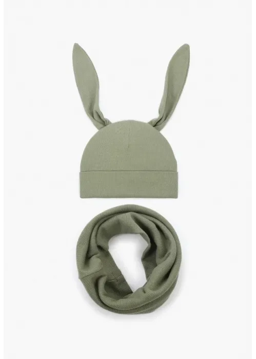 Шапка и снуд SET BUNNY